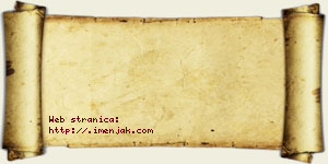 Tatjana Vuksan vizit kartica